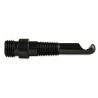 Injecteur nitro sec simple étage 90° aluminium noir - sortie directe