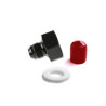 Nitrous Bottle Nut Adapter -8AN-660 - Black 7075 Aluminum
