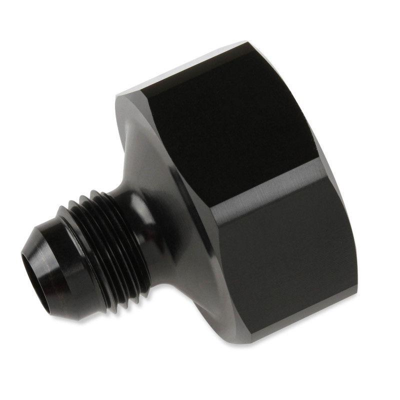 Adaptador de tuerca de botella de nitro -6AN-660 - aluminio 7075 negro