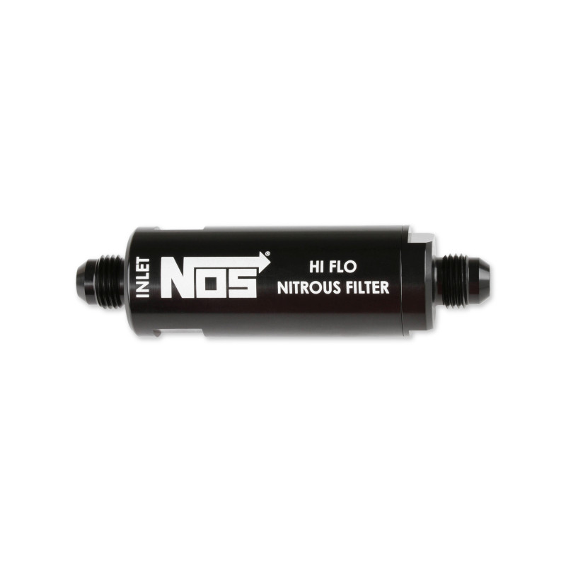 In-Line Hi-Flow Nitrous Filter -6AN - Black