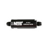 Filtro de nitro Hi-Flow en línea -6AN - negro