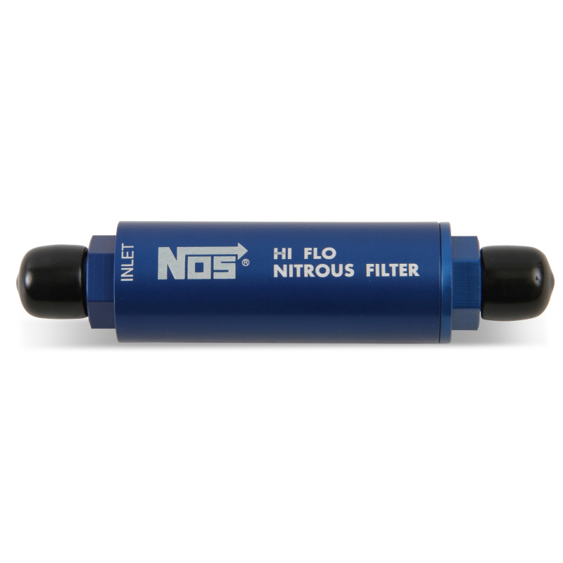 In-Line High-Pressure Nitrous Filter -6AN x -6AN - Billet Aluminum