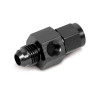 Manometer-Adapter -6 Stecker auf -6 Buchse 1/8 NPT - schwarz