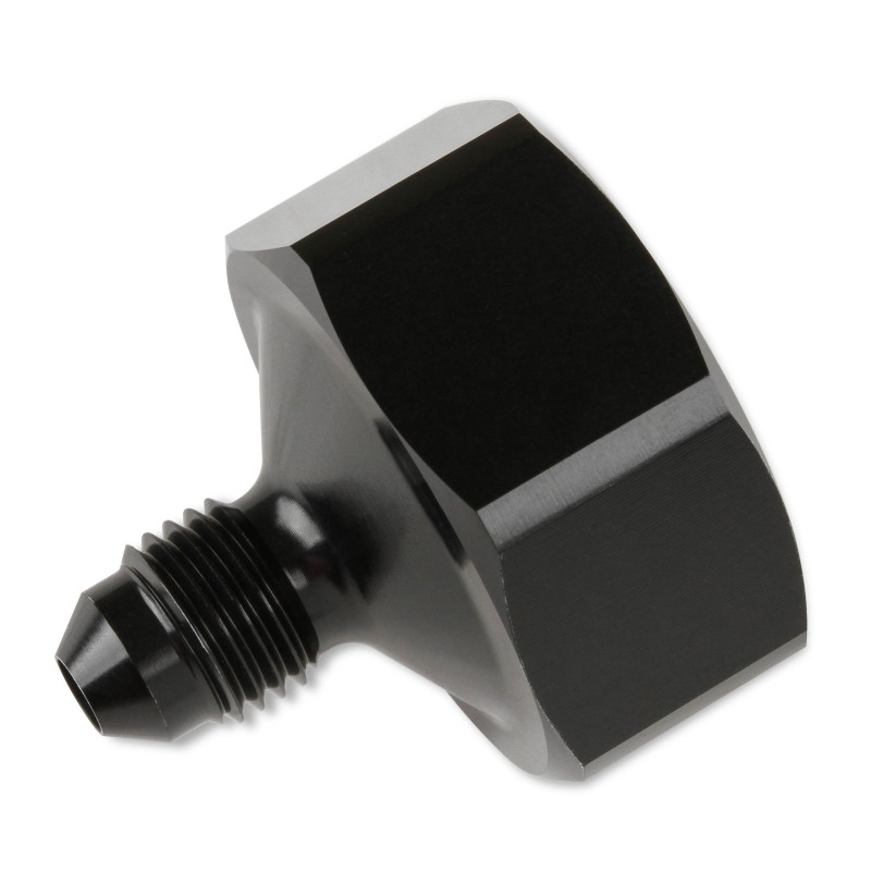 Flaschenmuttern-Adapter -4AN-660 - schwarzes 7075-Aluminium