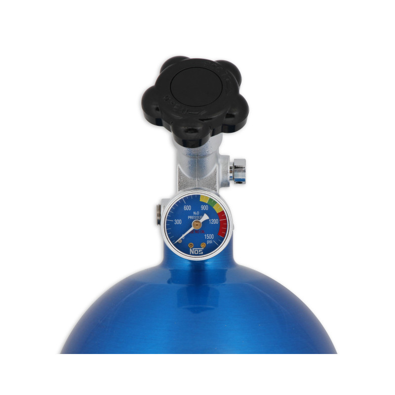 Bouteille nitro 15 lb - finition bleue NOS, robinet Super Hi-Flo