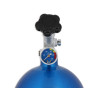 Lachgas-Flasche 15 lb - NOS-Blau, Super-Hi-Flo-Ventil