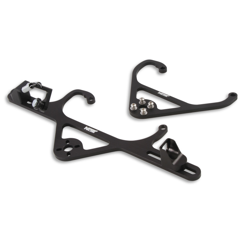 Kit de soporte de electroválvula mecanizado con acelerador - brida Holley 4150 y 4150HP