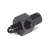 Adaptateur de manomètre -4 mâle vers -4 femelle 1/8 NPT - noir