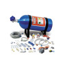 Kit nitro humide Single Fogger multi-fit 4 et 6 cylindres injection multipoint 35-75 ch - bouteille 10 lb bleue