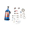 Single Fogger Wet Nitrous Kit Multi-Fit 4 and 6-Cylinder Multiport Injection 35-75 HP - Blue 10 lb Bottle