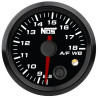 Kit manomètre analogique 2-1/16 po rapport air/carburant large bande (wideband) autonome - cadran noir