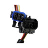 Kit de manómetro analógico de relación aire/combustible de banda ancha (wideband) 2-1/16 pulg., autónomo - esfera negra