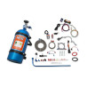 Kit de nitro húmedo con placa Ford Mustang GT 5.0L Coyote 2018-2021 - botella azul de 10 lb, placa de 80 mm