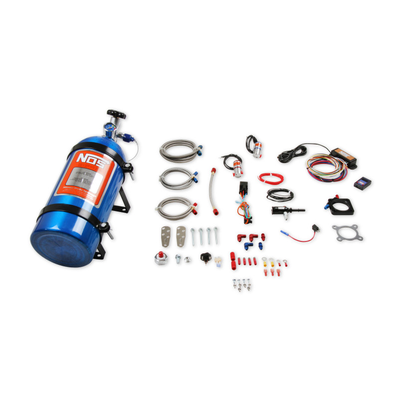 Lachgas-Nasssystem mit Platte Polaris RZR 900 / 1000 / XP Turbo 2015-2021 - blaue 10-lb-Flasche