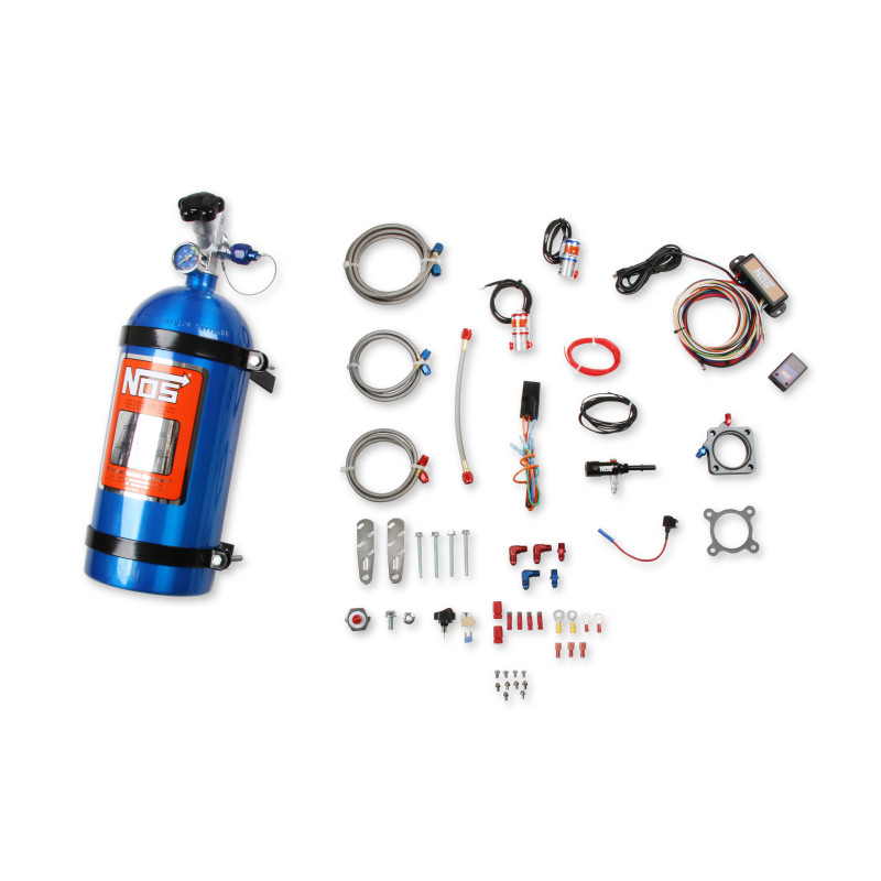Kit nitro humide à plaque Polaris RZR 900 / 1000 / XP Turbo 2015-2021 - bouteille 10 lb bleue