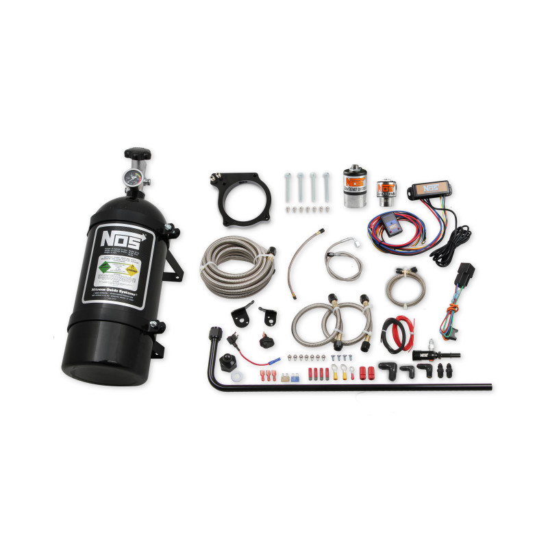 Kit de nitro húmedo con placa Hemi 6.2L Hellcat / Trackhawk 2015-2020 - negro, botella de 10 lb, placa de 94 mm