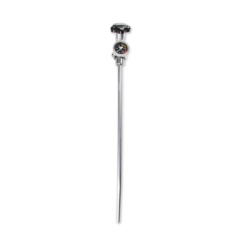 Super-Hi-Flo-Flaschenventil 15 und 20 lb mit Steigrohr und schwarzem Manometer