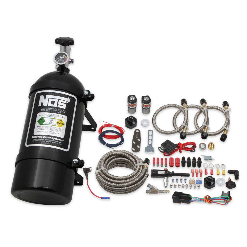Kit nitro humide Single Fogger Ford Mustang V8 5.0L Coyote 2011-2021 / V6 3.7L 2012-2017 - bouteille 10 lb noire