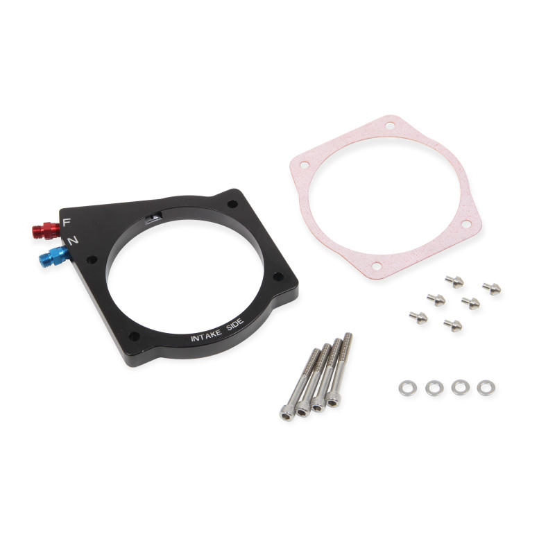 Plaque nitro humide EFI GM LS boîtier papillon 102/105 mm 4 vis (plaque seule)