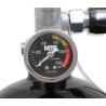 Bouteille nitro 10 lb - finition noire, robinet Super Hi-Flo, avec Racer Safety