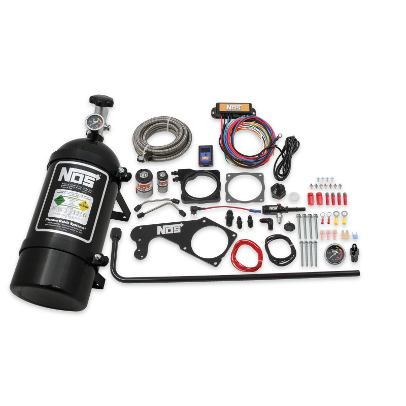 Wet Nitrous Plate Kit Hemi 5.7L 2009-2020 / 6.1L 2005-2010 (Challenger, Charger, Magnum, 300C) - Black, 80 mm Plate