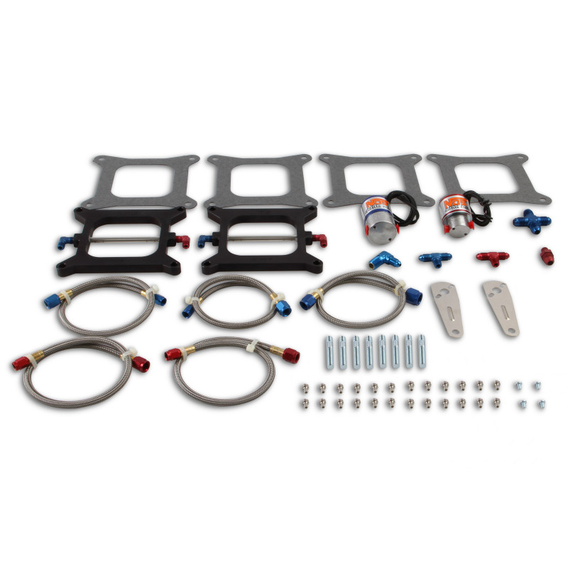 Kit d'upgrade Pro-Shot Fogger Cheater simple vers double étage - bride Holley 4150 (sans bouteille)