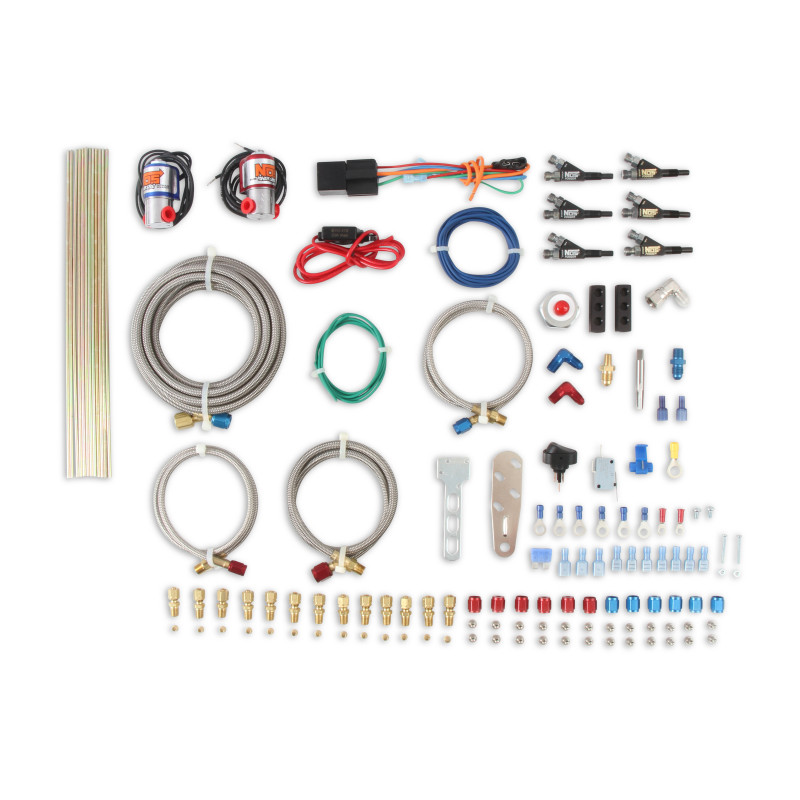 Kit de nitro Sportsman Fogger 6 cilindros en línea con inyección - botella de 10 lb