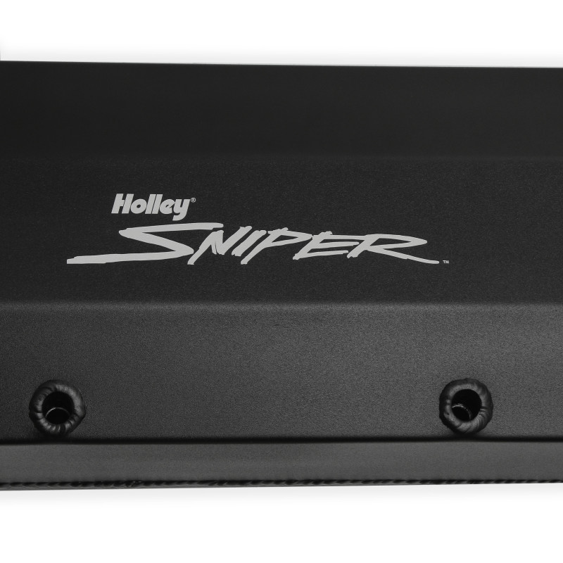 Coperchio punterie in alluminio fabbricato Sniper - Ford Big Block - nero