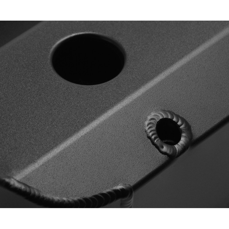 Ventildeckel aus gefertigtem Aluminium Sniper - Ford Small Block - lange Schrauben - schwarz