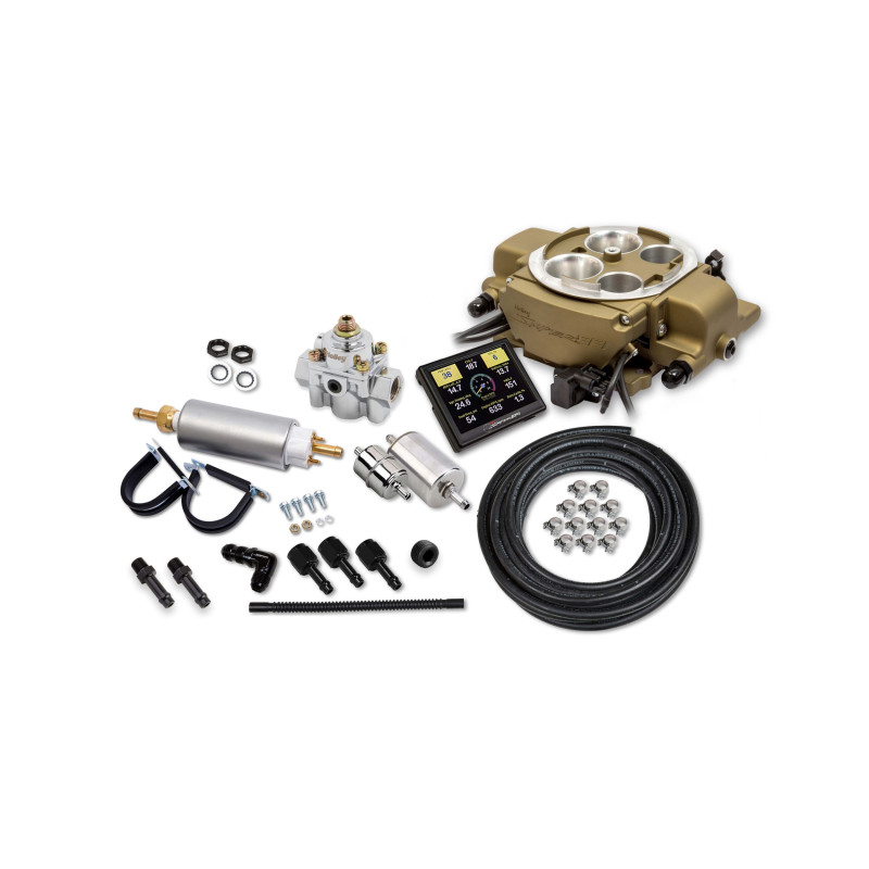 Holley Sniper EFI Quadrajet Kit Master - oro classico