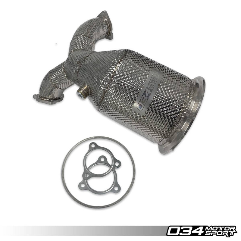 034Motorsport Catalyseur Racing en Acier Inoxydable pour Audi